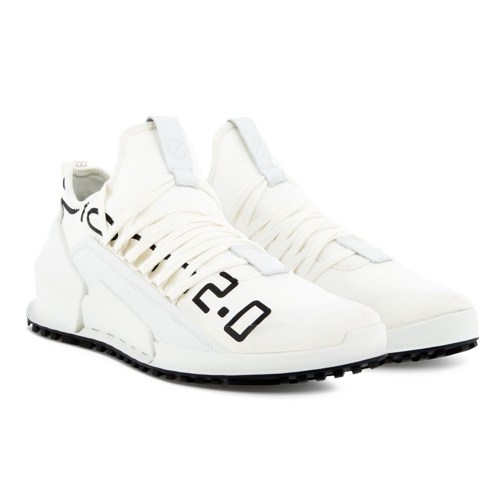Mens Sneakers - ECCO Biom 2.0 Low Tex - White - 1598GADUV